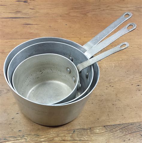 Set Of 3 Wear Ever Aluminum Pots Pans With Long Handles For Etsy