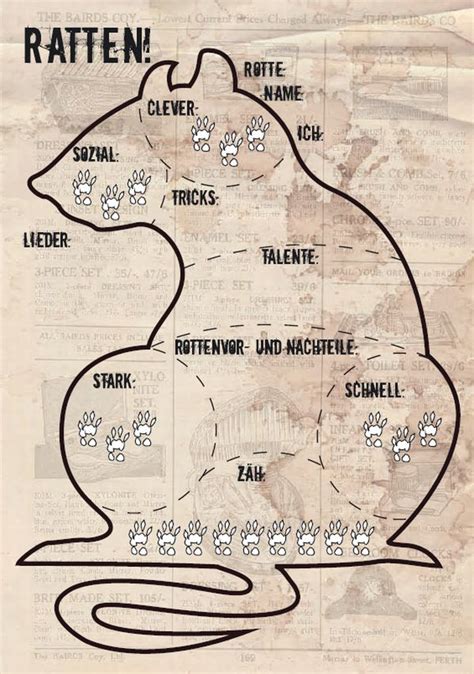 Tears original charakterbogen.pdf (4,1 mb) neues aus der pen&paper welt. Meine unerwarteten Abenteuer als Müllschlinger Staubfell: Das RATTEN! - Rollenspiel