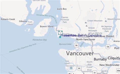 Horseshoe British Columbia Tide Station Location Guide
