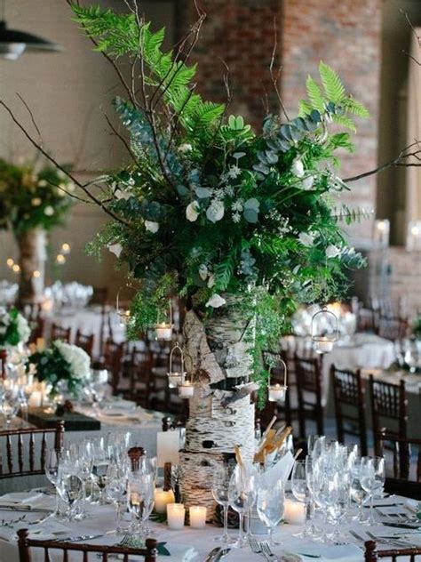 58 Inspiring And Natural Woodland Wedding Centerpieces In 2020