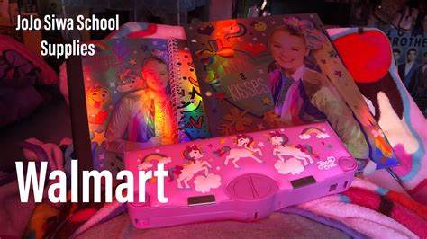 Jojo Siwa School Supplies From Walmart Youtube