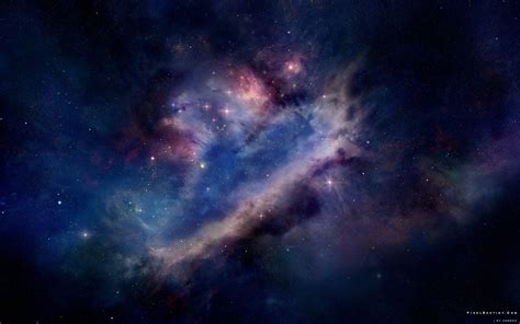 Milky Way Space Art Nebula Stars Space Hd Wallpaper Wallpaper Flare