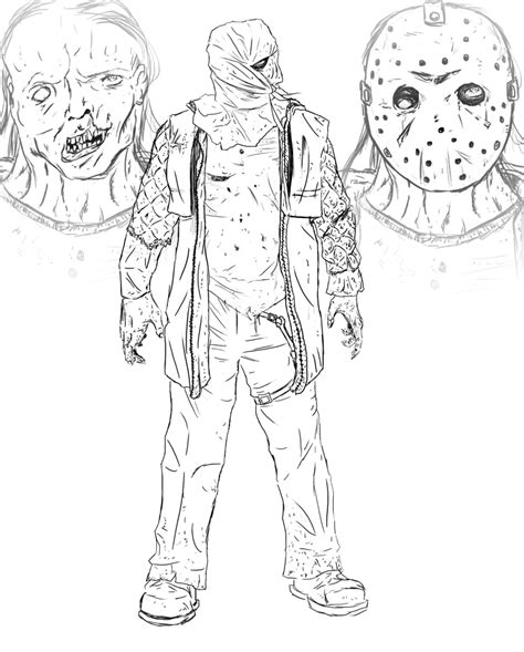 Friday The 13th Coloring Pages Coloring Home