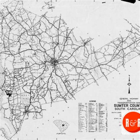 Sumter County Old Scdot Maps Sumter County