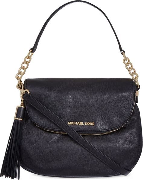 Michael Michael Kors Black Bedford Medium Leather Shoulder Bag Lyst