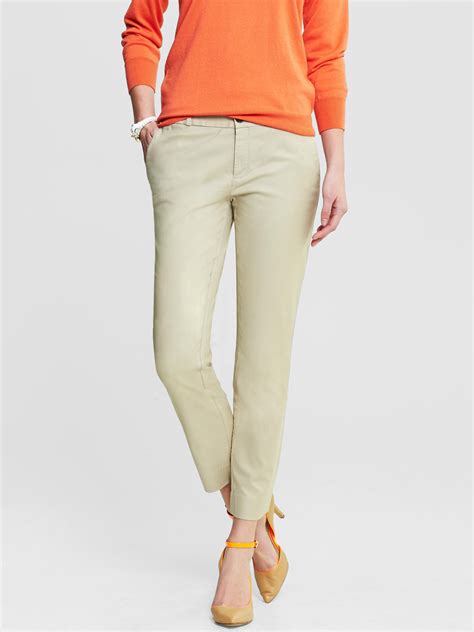 Banana Republic Camden Fit Ankle Pant In Beige Barley Lyst