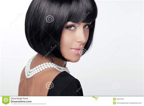 Fashion Haircut Hairstyle Sexy Lady Royalty Free Stock
