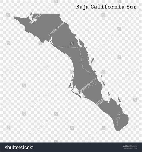 high quality map baja california sur stock vector royalty free 696089854 shutterstock