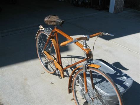 1945 Fratelli Vianzone Wooden Bicycle Dave S Vintage Bicycles Wooden Bicycle Bicycle