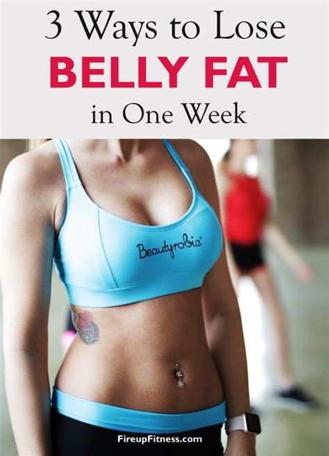 Ways To Lose Belly Fat In Week