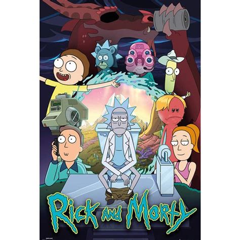 Rick And Morty Poster Season 4 100 Etsy