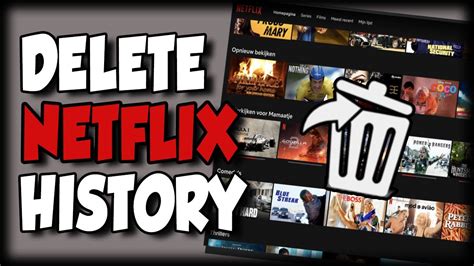 How To Delete Your Netflix History YouTube