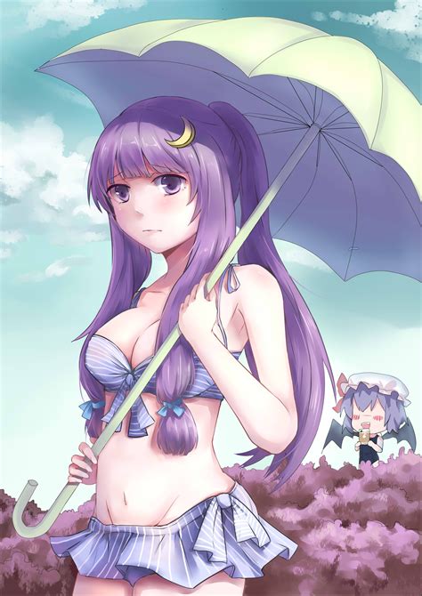 Wallpaper Illustration Long Hair Anime Girls Purple Hair Cartoon Skirt Bra Open Shirt