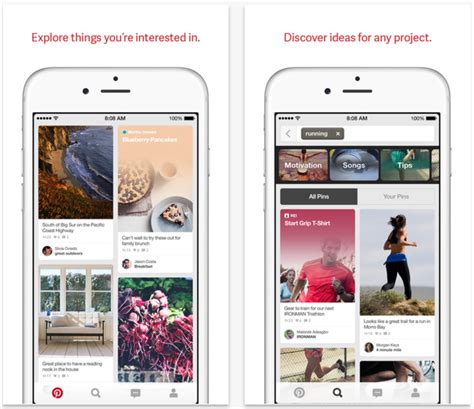 Pinterest 40 Is Out With Sleek New Iphone Interface