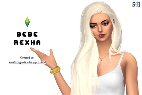My Sims 4 Cas Bebe Rexha Special Imagination Sims 4 Cas