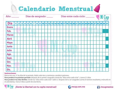 Calendario Menstrual Buscar Con Google Calendario Mestrual Calendario Copa Menstrual