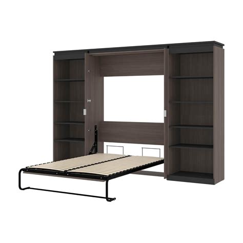 Orion 118w Full Murphy Bed With 2 Shelving Units 119w Available In