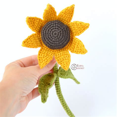 Sunflowers Free Crochet Pattern By Elisas Crochet