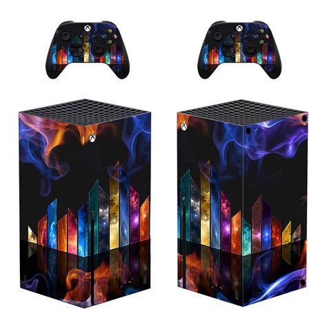 Colorful Art Lines Xbox Series X Skin Sticker Decal