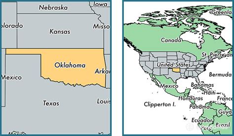 Where Is Oklahoma State Where Is Oklahoma Located In