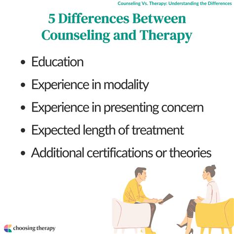 What Is The Difference Between A Counselor And A Therapist