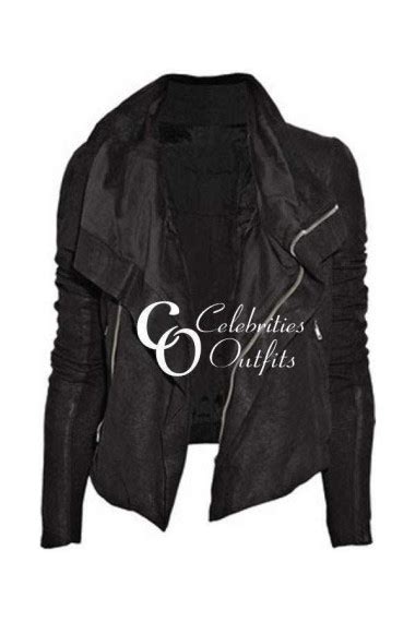 Unforgettable Tv Series Poppy Montgomery Carrie Leather Jacket