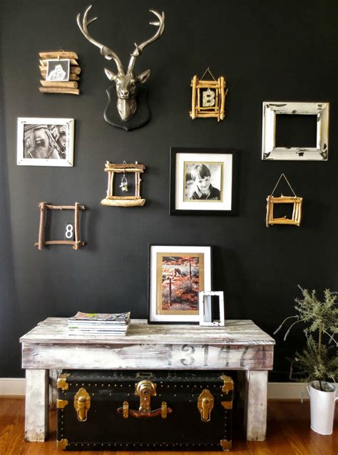 Down To Earth Style Paint A Black Accent Wall