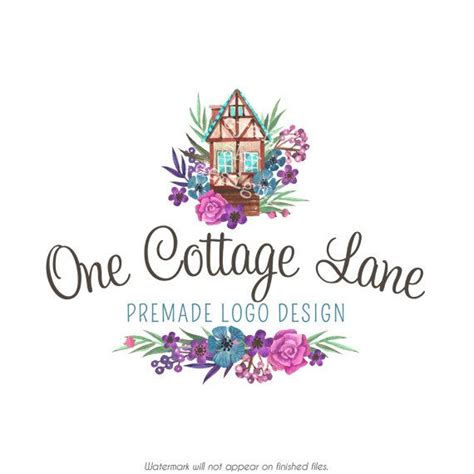 Vintage Cottage Logo & Watermark Premade Design Custom | Etsy in 2020 