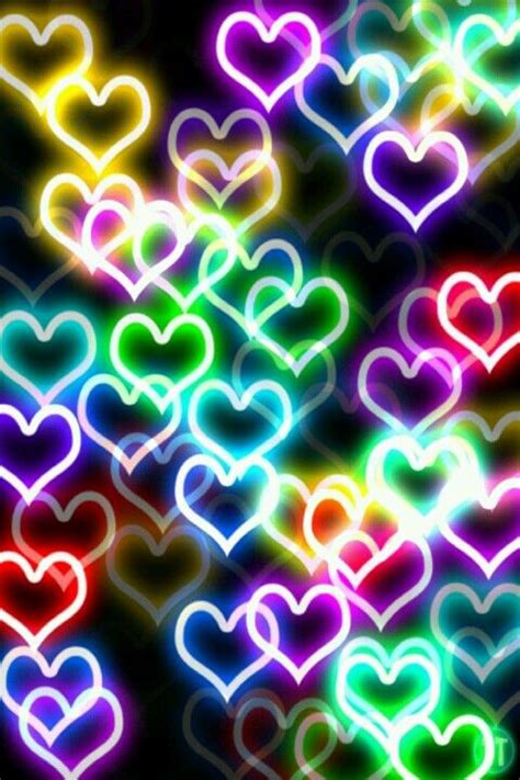 Neon Hearts Wallpaper ♥♥ ωαιιpαpεrš †⊕ Dïε ƒ⊕r