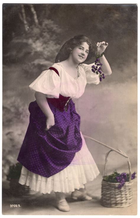 Tiller Girl Violet Palferay Postcard Publisher Unknown Series Number 30795
