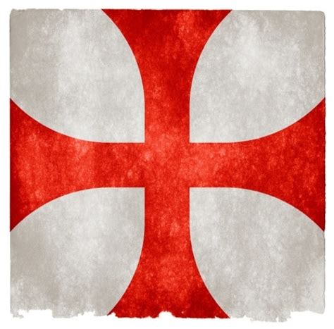 Knights Templar Grunge Flag Free Photo