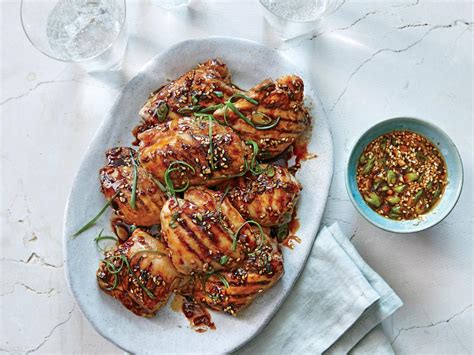 Chicken Thighs With Ginger Sesame Glaze Recipe Cooking Light