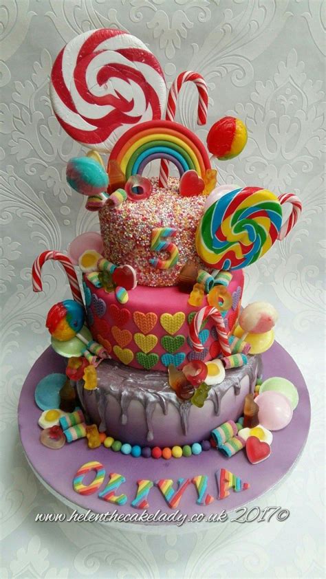 32 Best Photo Of Candy Birthday Cake Candyland Cake