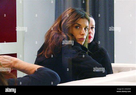 Italian Model And Actress Elisabetta Canalis Is Seen Out Shopping Shopping With Her Mother Bruna