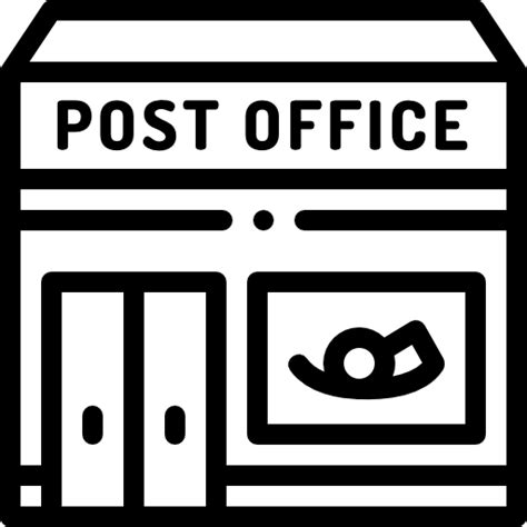Post Office Clipart Black And White