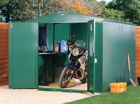 Featuring authentic chanel, louis vuitton & more. Motorbike Storage Garage, 8ft 11" x 7ft 4" Motorcycle Shed ...