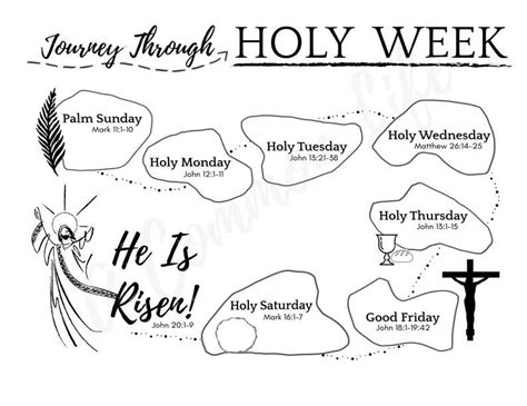 Free Holy Week Printables