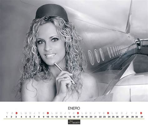 Air Comet Cabin Crew Strikes By Nude Calendar ~ World Stewardess Crews