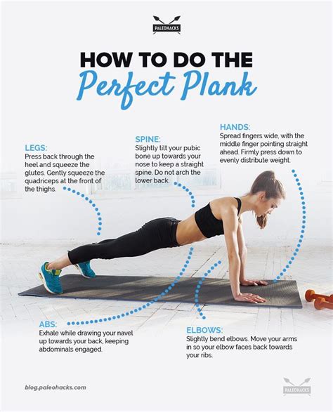 How To Do The Perfect Plank Workout Exercise Exercise Tips Fitness Tips