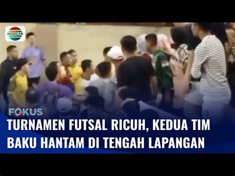 Turnamen Futsal Di Sinjai Berlangsung Ricuh Dan Diwarnai Aksi Adu Jotos