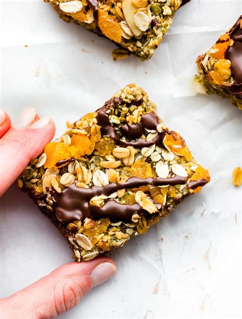 It came out nice and moist too. No Bake Apricot Oat Protein Bars {Nut Free, Vegan}