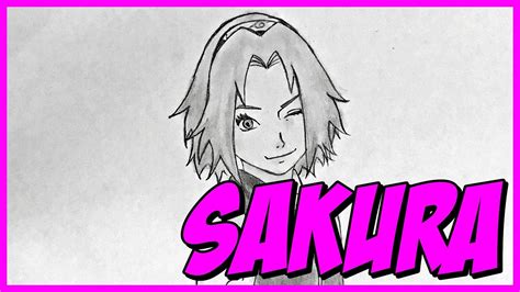 Como Desenhar Sakura Haruno How To Draw Sakura