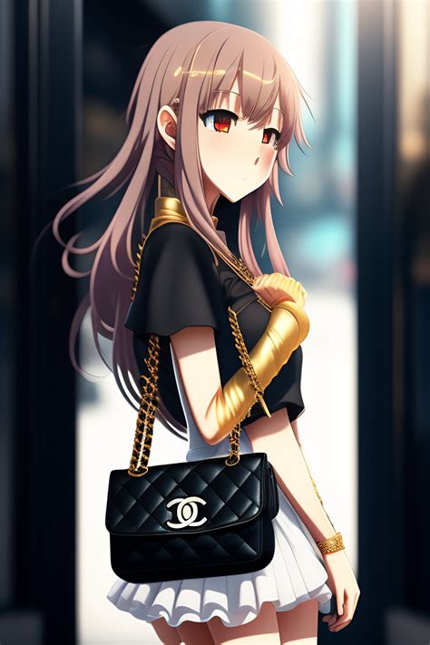 Lexica Anime Girl With A Chanel Black Bag