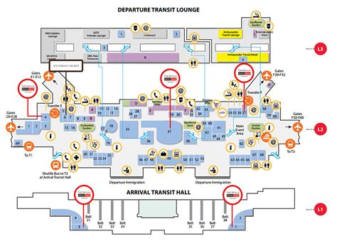 Map Of Changi Airport Terminal 1