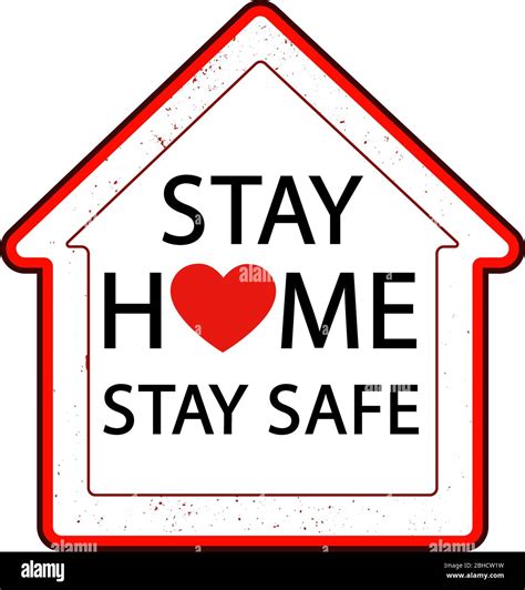 Stay Home Stay Safe Stay Alive Save Lives Icon Coronavirus Pandemic
