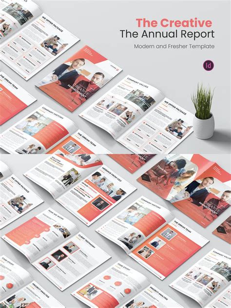 Creative Management Annual Report Template 12 Page | Annual report, Annual report design, Report ...