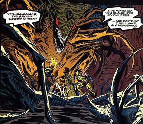 Brood Sleazoids Marvel Comics X Men Enemies Aliens Comics
