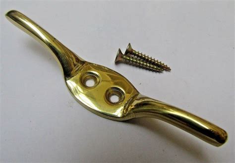 Solid brass Cleat Hook For Roman corded Blinds tie back ...