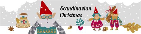 Scandinavian Christmas Characters On Behance