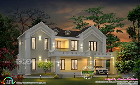 2850 Sq Ft Awesome Looking Colonial House In Kerala Kerala Home